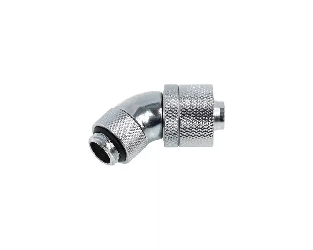 Част за охладител Компресионен Alphacool, 16/10 - G1/4, 45°, Въртящ се, Хром 2