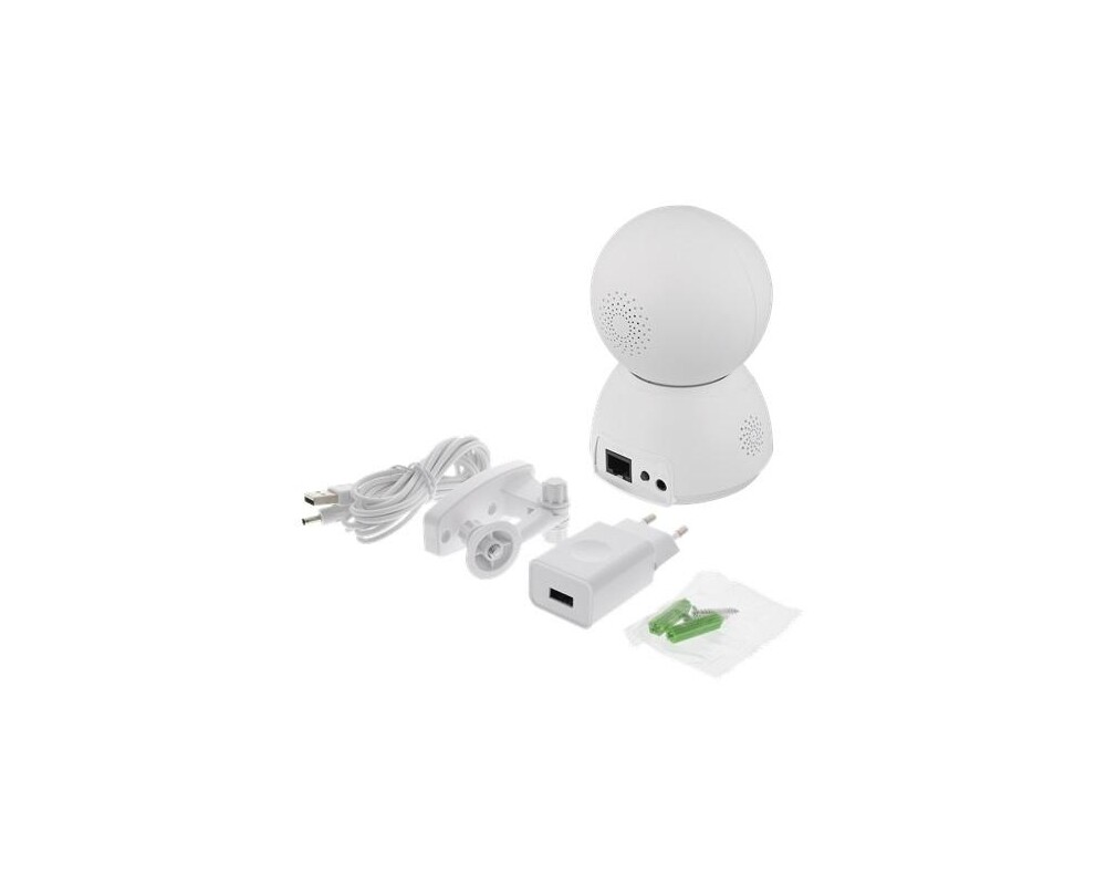 Цифрова IP камера   DELTACO SH-IPC03, 720p, WiFi 2.4GHz, IR 10m, 1/4" CMOS, microSD, Бяла 2