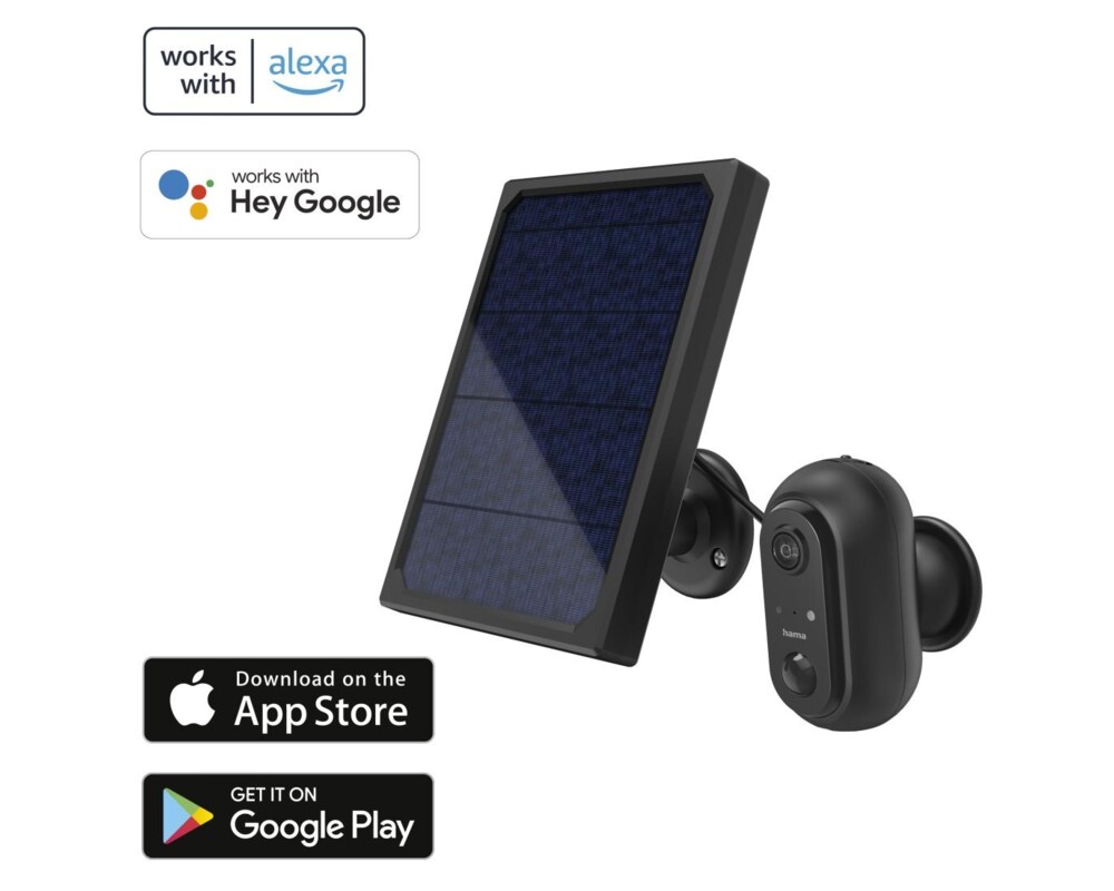 Цифрова IP камера  WiFi   Hama, Със соларен панел, Батерии, Детектор за движение, 1080p 7