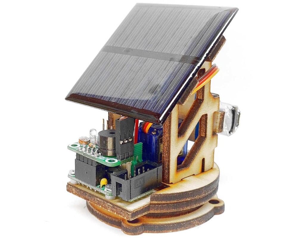 Учебен конструктор Тинузавър соларна станция LT, Комплект за сглобяване, Олекотена версия 4