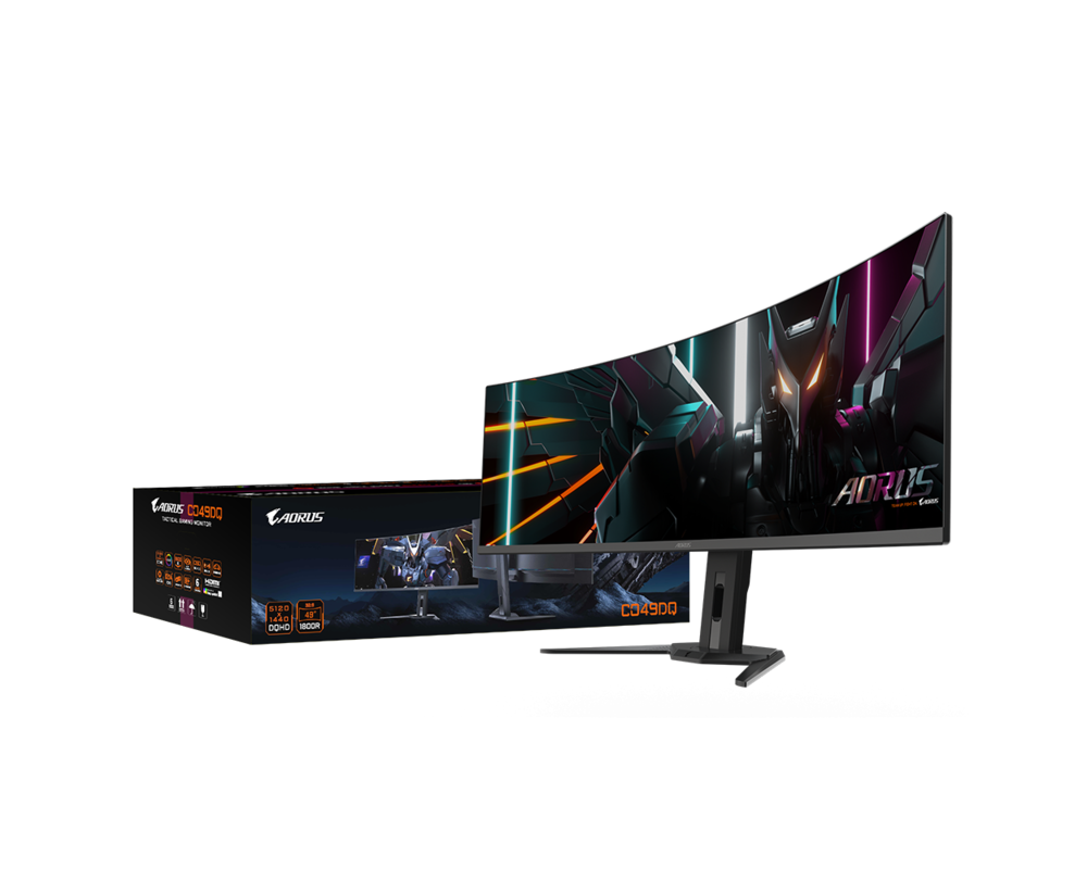 Монитор GIGABYTE AORUS CO49DQ QD-OLED 9