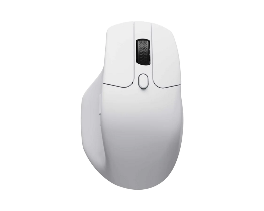 Мишка Геймърска Безжична мишка Keychron M6 1000Hz, Matte White