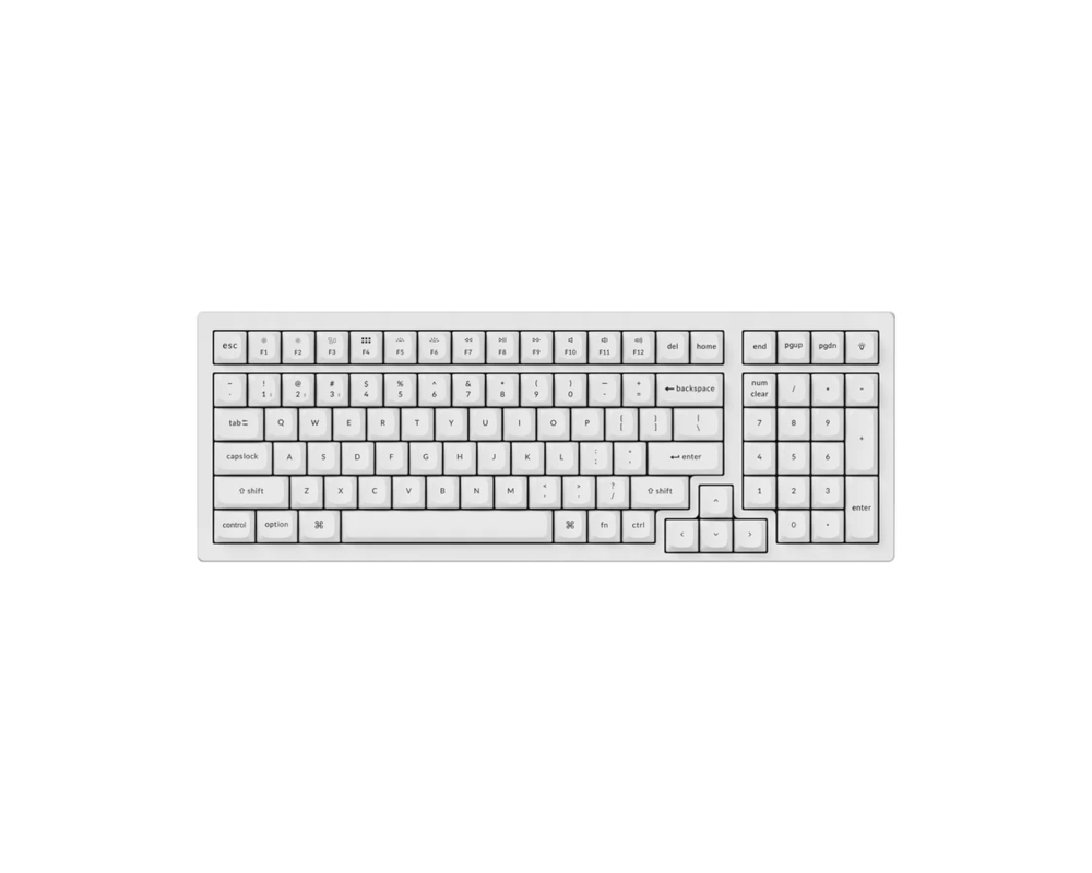 Клавиатура Геймърска Механична клавиатура Keychron K4 Pro White K4P-O3 2