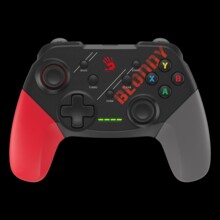  Геймърски контролер A4tech Bloody GPW50, Dual-mode жичен и безжичен, Червен 711273 A4-CON-GPW50-RED на топ цена - PIC.bg