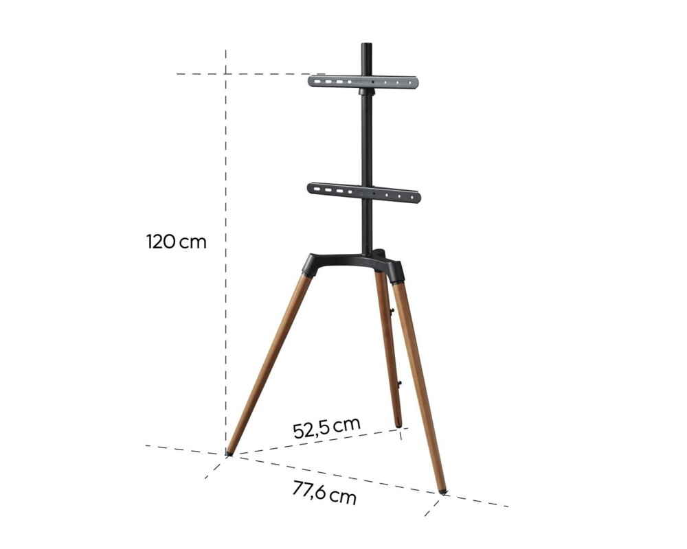 Стойка за TV, до 165 cm (65") , въртяща се, 220873 8