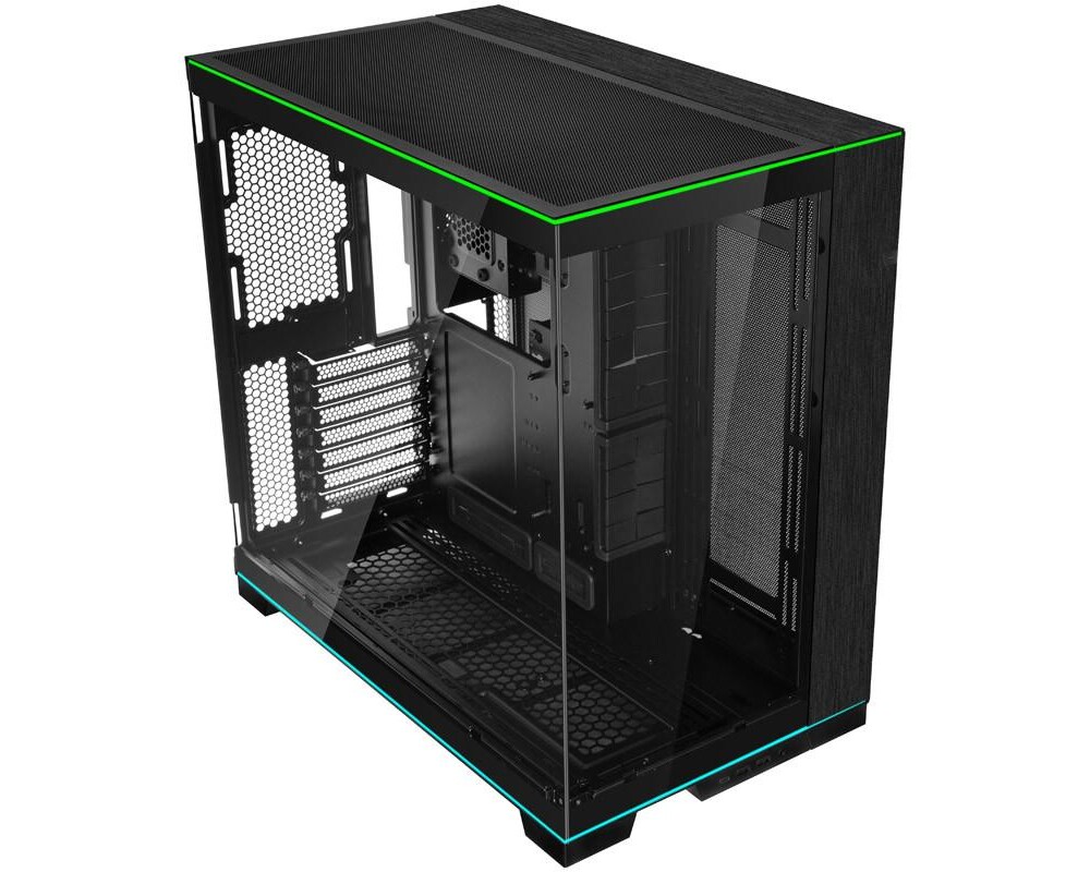 Кутия Lian Li PC-O11 Dynamic EVO RGB Mid-Tower, TG, Черна 2
