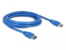  Удължителен кабел Delock USB-A мъжко - USB-А женско, 3 м, Екраниран, Син 713418 DELOCK-82540 на топ цена - PIC.bg