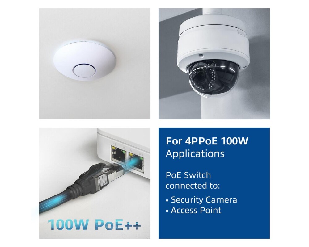 Мрежов кабел ACT S/FTP, CAT6A, RJ-45 - RJ-45, 1.5 m 11