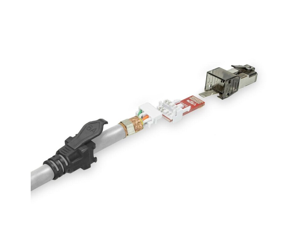 Мрежов кабел ACT S/FTP, CAT6A, RJ-45 - RJ-45, 1.5 m 8