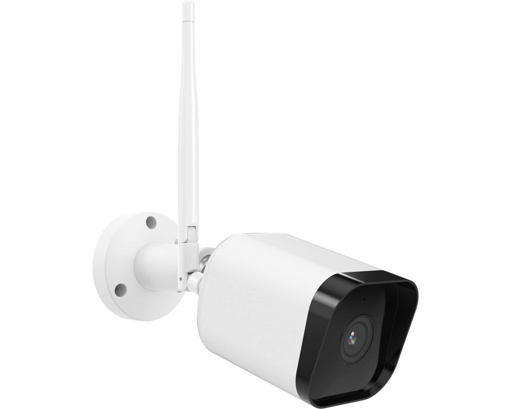 Цифрова IP камера   Deltaco 2MP, Outdoor, IP65, WiFi, Бяла 2