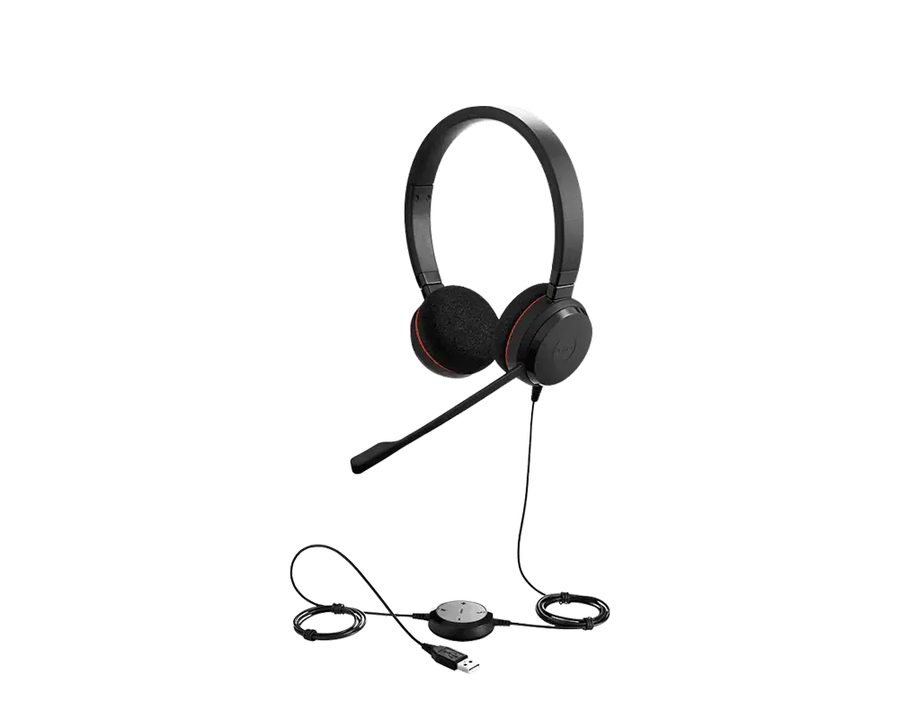 Слушалки Jabra Evolve 20 UC стерео с микрофон USB 4999-829-209 19