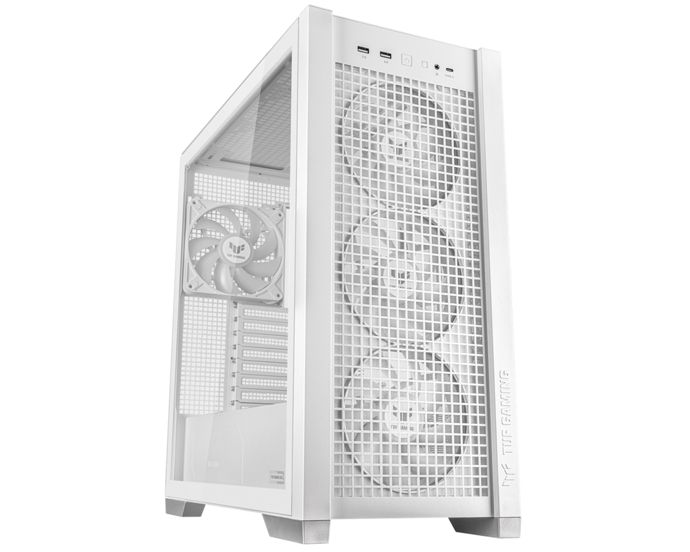 Кутия ASUS TUF GAMING GT302 TG ARGB WHITE Case 2