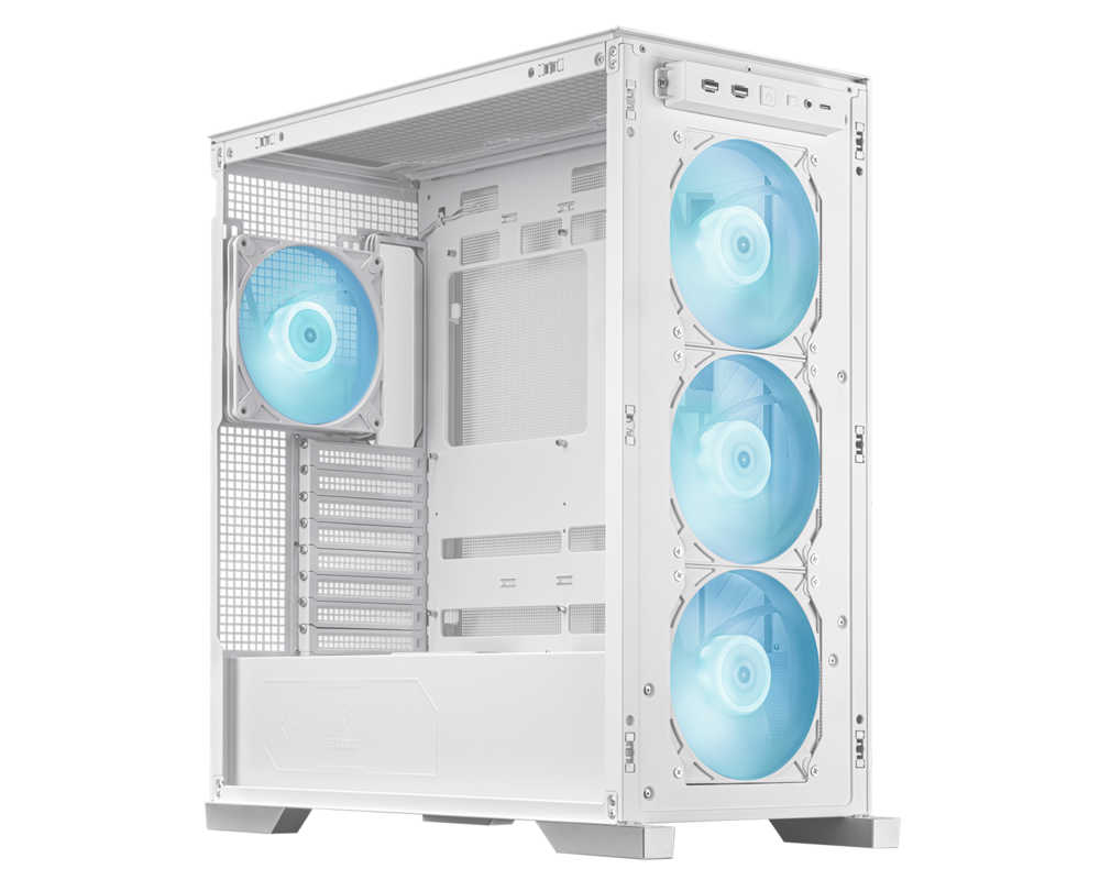 Кутия ASUS TUF GAMING GT302 TG ARGB WHITE Case 7