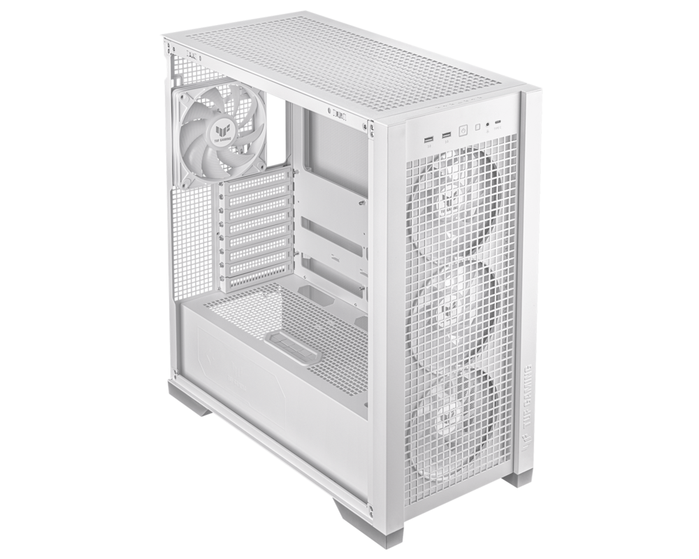 Кутия ASUS TUF GAMING GT302 TG ARGB WHITE Case 12