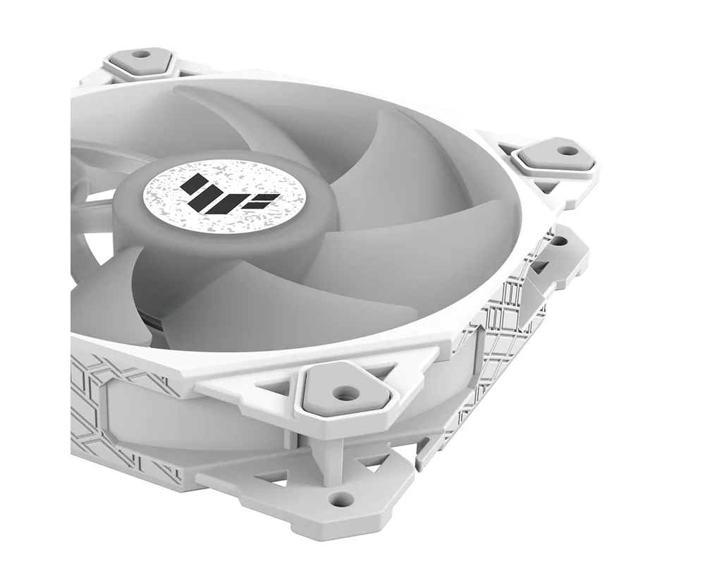 Вентилатор Комплект Вентилатори 3в1 ASUS TUF GAMING TF120 WHITE EDITION, 120mm, 1900 rpm, ARGB 6