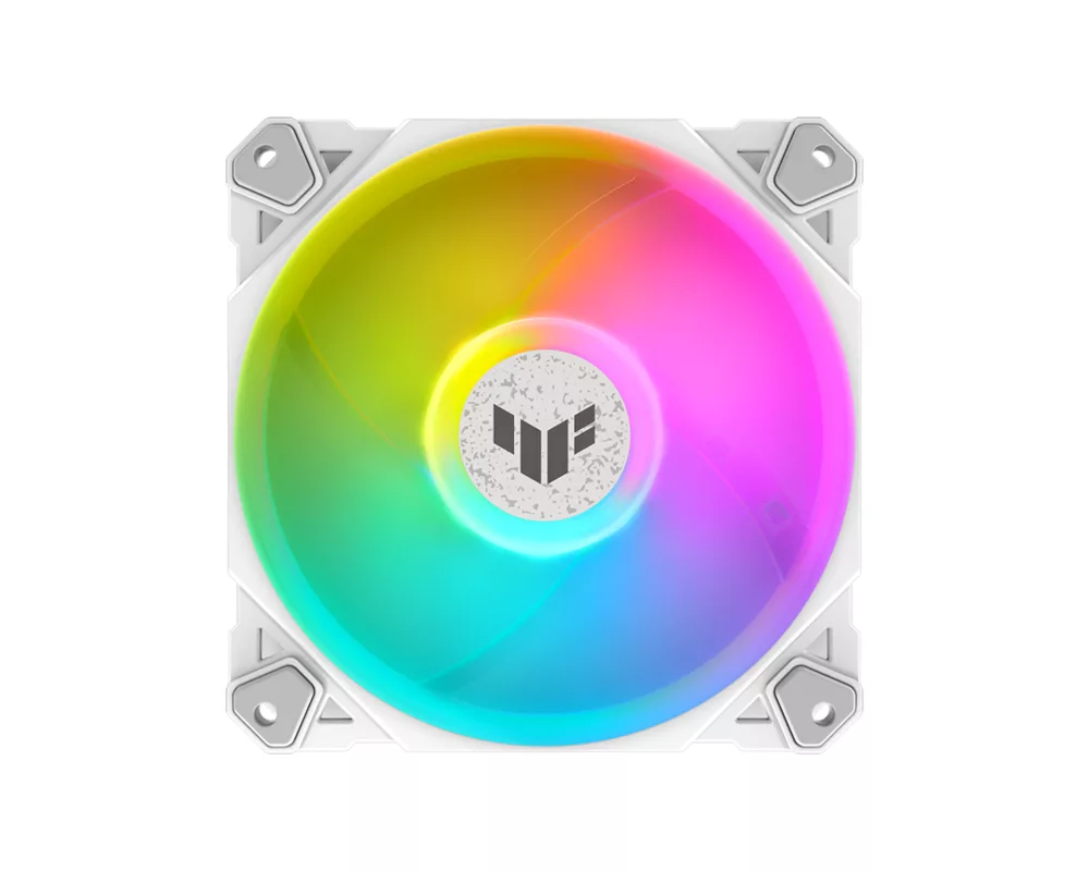 Вентилатор Комплект Вентилатори 3в1 ASUS TUF GAMING TF120 WHITE EDITION, 120mm, 1900 rpm, ARGB 3