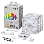 Вентилатор Комплект Вентилатори 3в1 ASUS TUF GAMING TF120 WHITE EDITION, 120mm, 1900 rpm, ARGB 8
