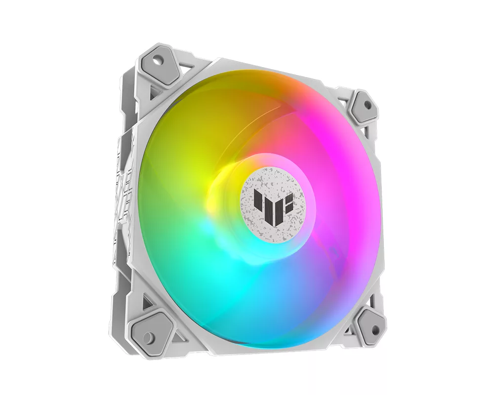 Вентилатор Комплект Вентилатори 3в1 ASUS TUF GAMING TF120 WHITE EDITION, 120mm, 1900 rpm, ARGB 4