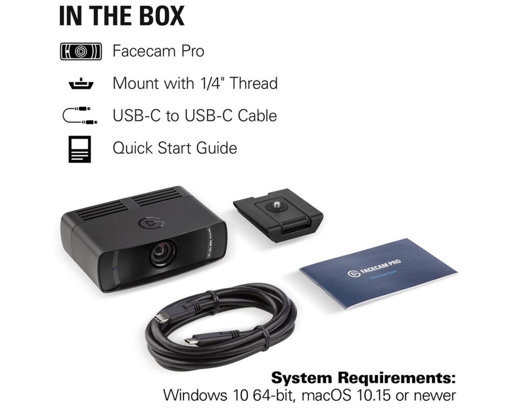 Уеб камера Elgato Facecam Pro 4K 5