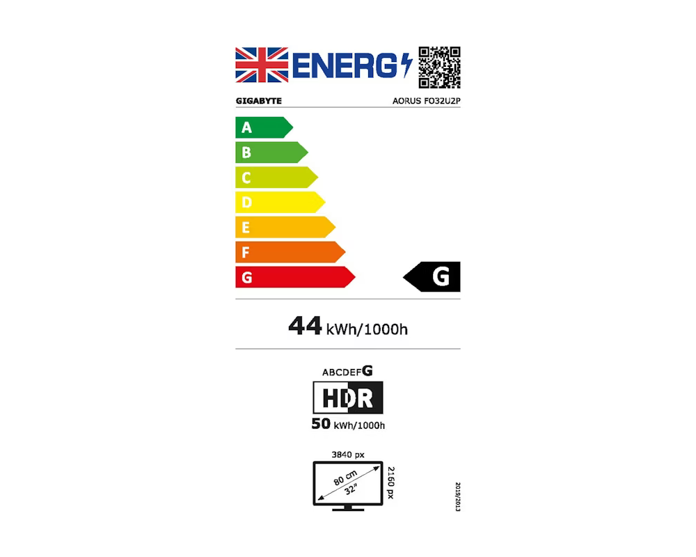 Монитор GIGABYTE AORUS FO32U2P QD-OLED 12