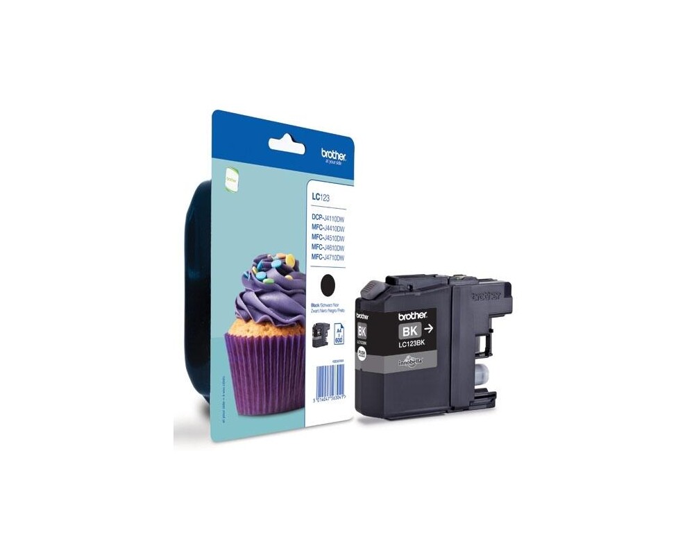 Мастило Brother LC-123 Black Ink Cartridge for MFC-J4510DW 2