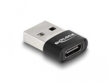  Delock, USB 2.0, USB Type-A мъжко - USB Type-C женско, Черен 719071 DELOCK-60002 на топ цена - PIC.bg
