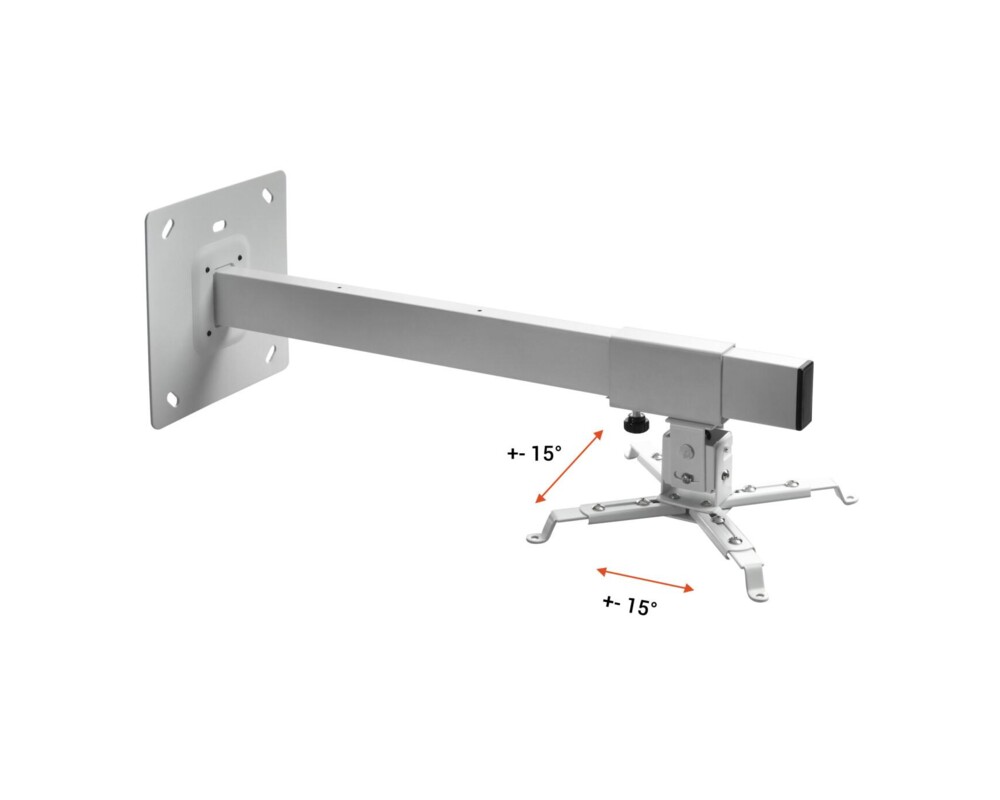 Стойка за стена Celexon Multicel WM800, до 15 кг, регулируема, бял 4