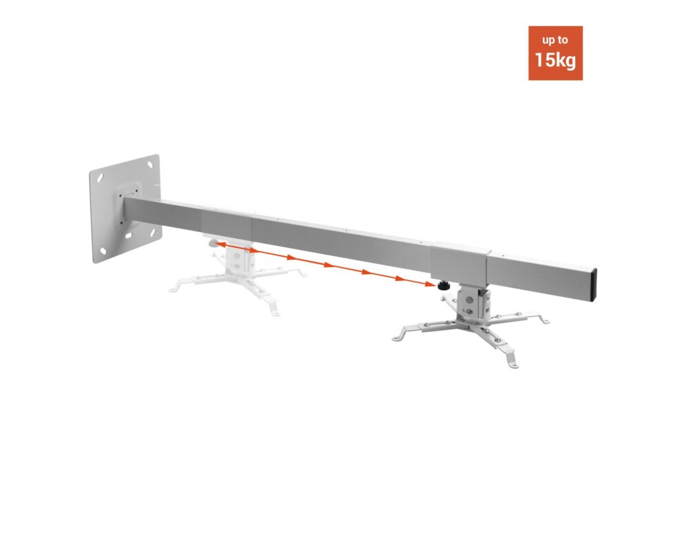 Стойка за стена Celexon Multicel WM1000, до 15 кг, регулируема, бял 2