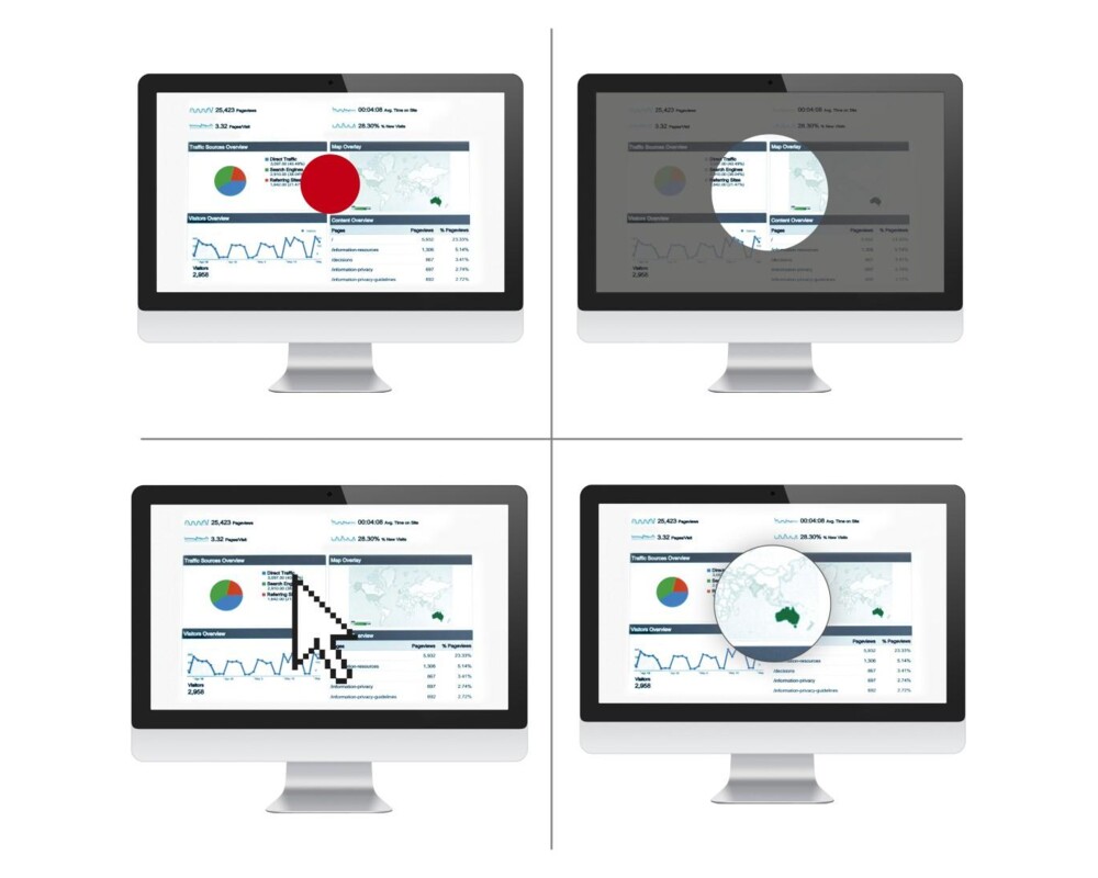 Безжичен презентер HAMA "Spot-Pointer", точково осветление, лупа 9