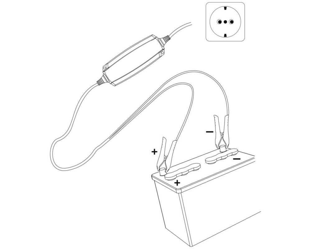 Зарядно   HAMA  6V / 12V / 4A, за автомобили (кола) / лодки / мотоциклети, 220 V 4