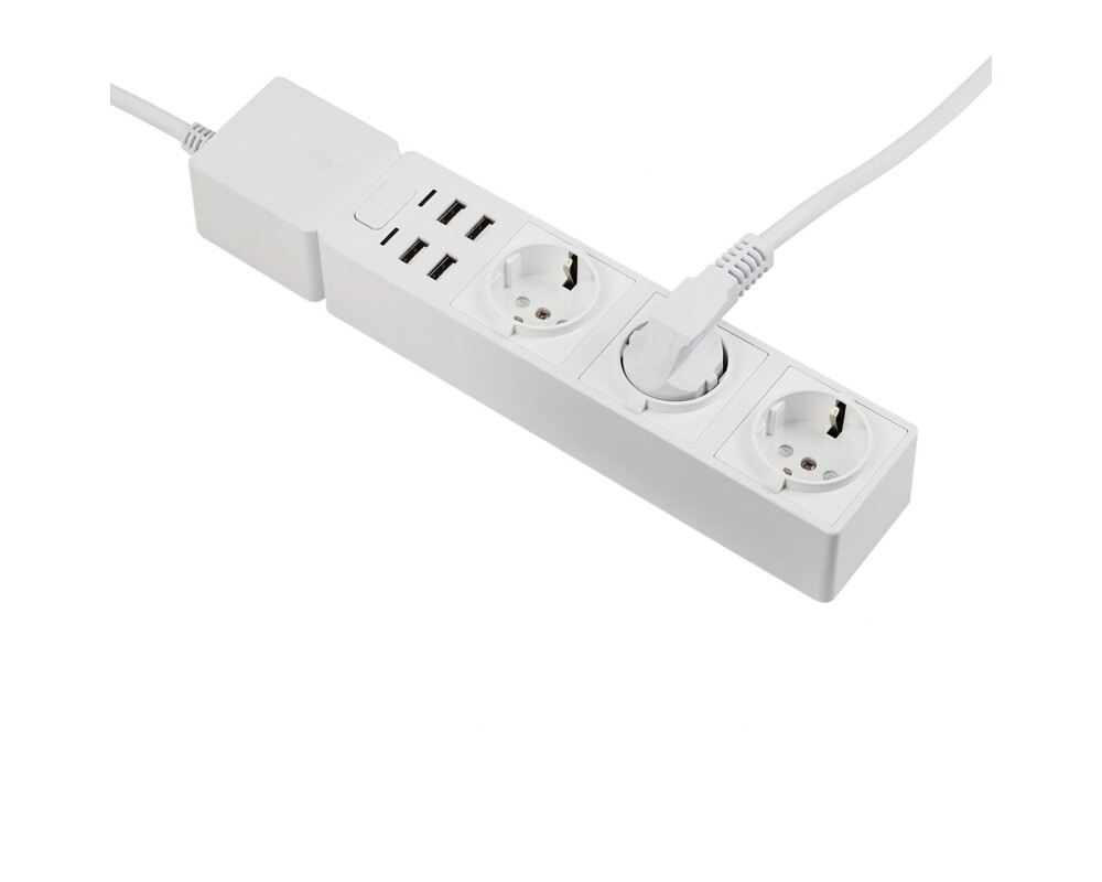 Разклонител Edimax SP-1123WT 3 гнезда за вътрешна употреба + 4x USB, WiFi 3