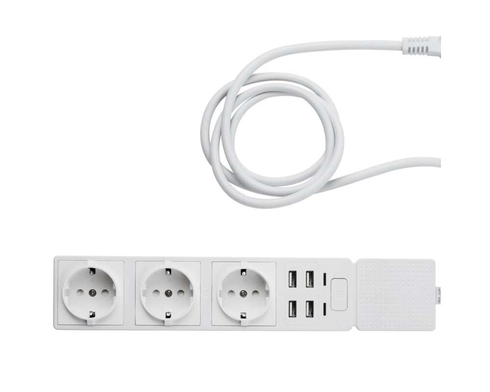 Разклонител Edimax SP-1123WT 3 гнезда за вътрешна употреба + 4x USB, WiFi 2