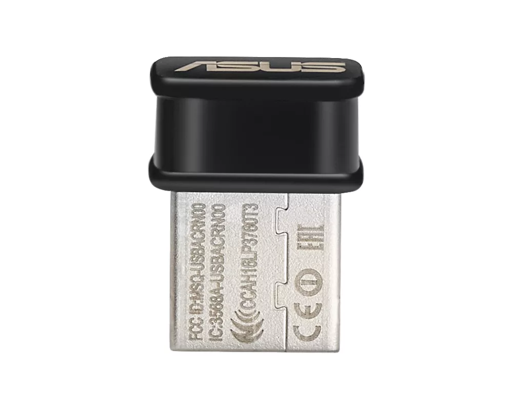 Мрежова карта USB Адаптер ASUS USB-AC53 Nano, AC1200 Dual-band USB Wi-Fi 3