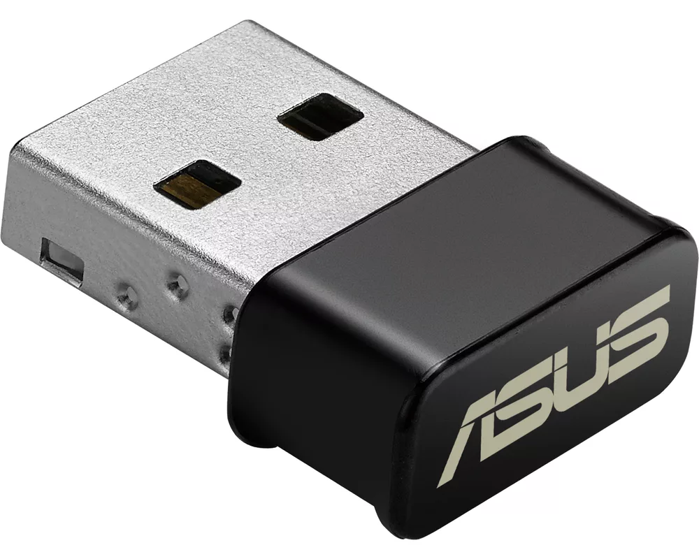 Мрежова карта USB Адаптер ASUS USB-AC53 Nano, AC1200 Dual-band USB Wi-Fi 2