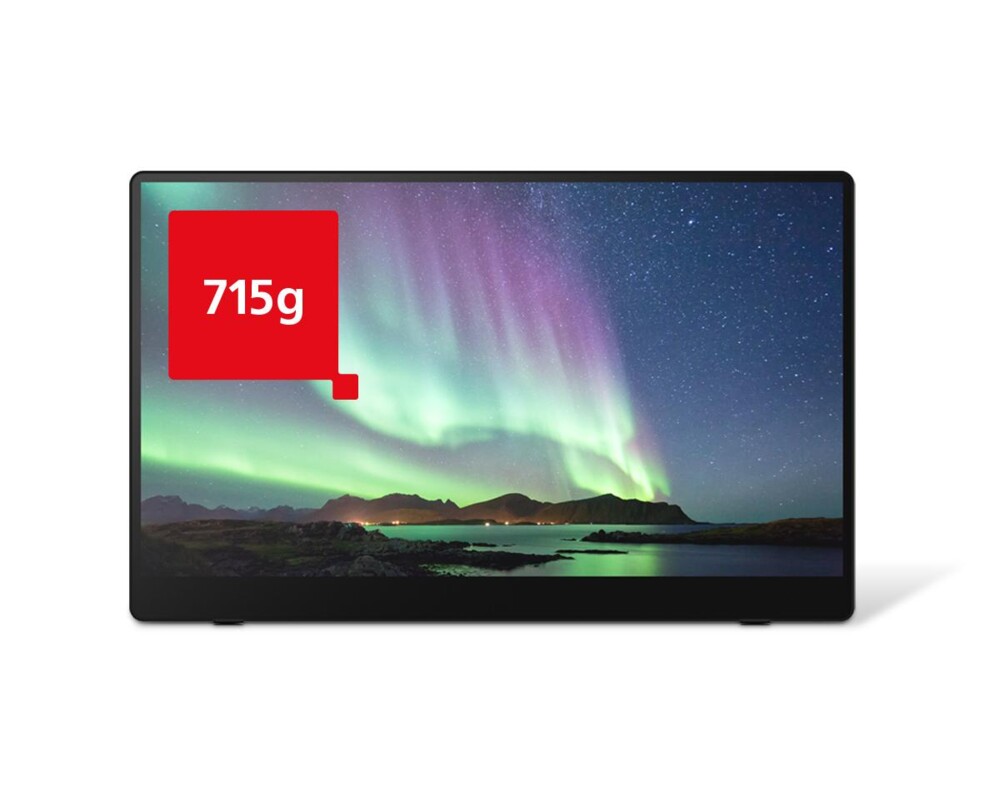 Монитор Преносим тъч монитор RICOH 150BW, OLED, 15.6", 715 г, USB-C, Li-Ion 3740mAh 10