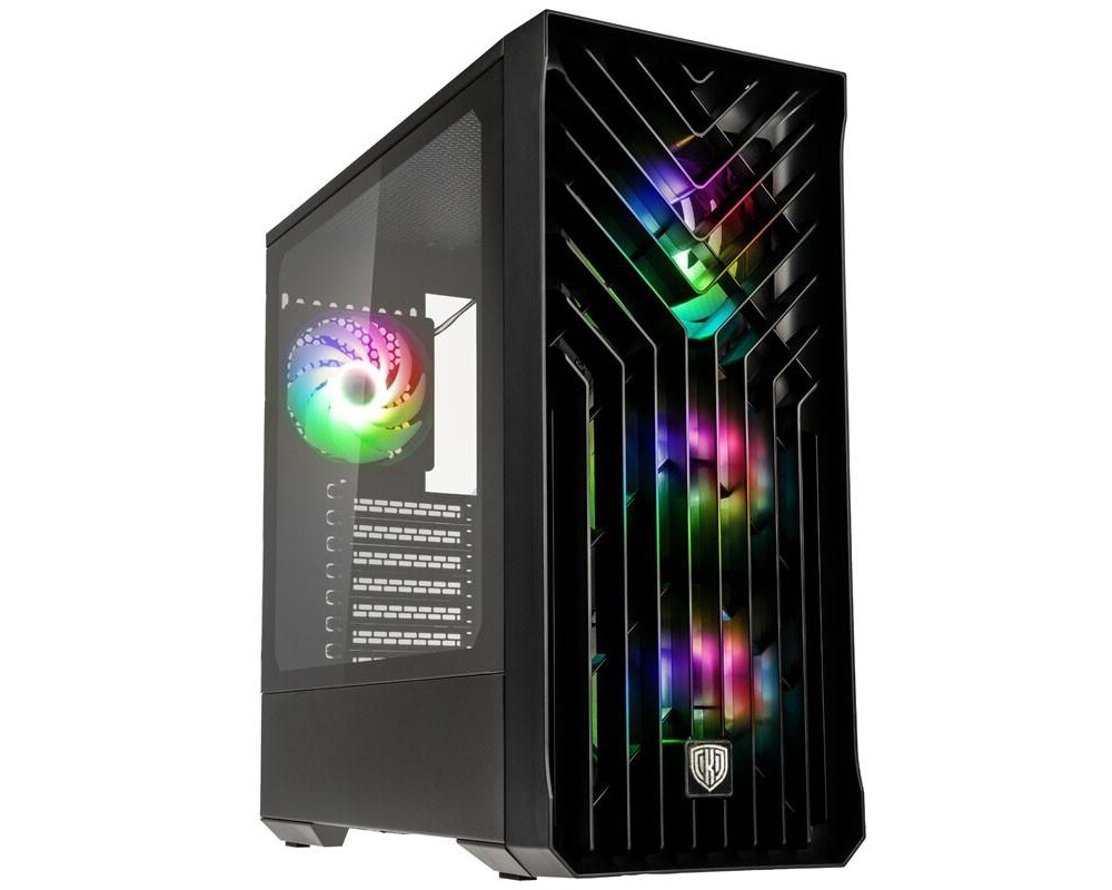 Кутия Kolink Unity Cascade ARGB Mid-Tower, Black