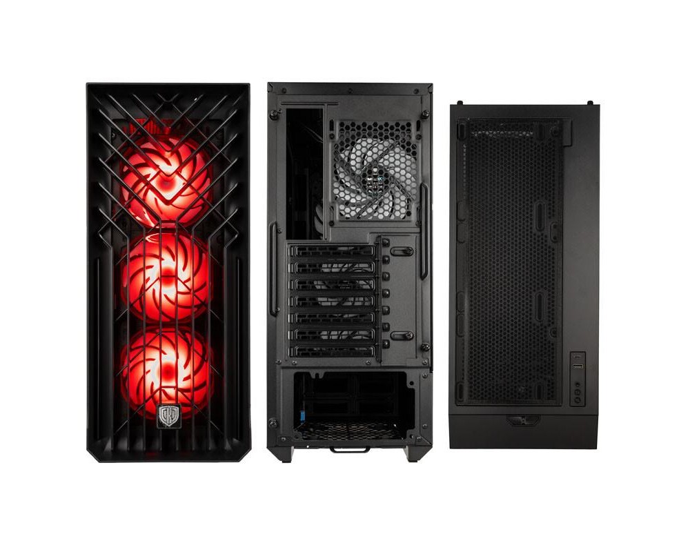 Кутия Kolink Unity Cascade ARGB Mid-Tower, Black 4