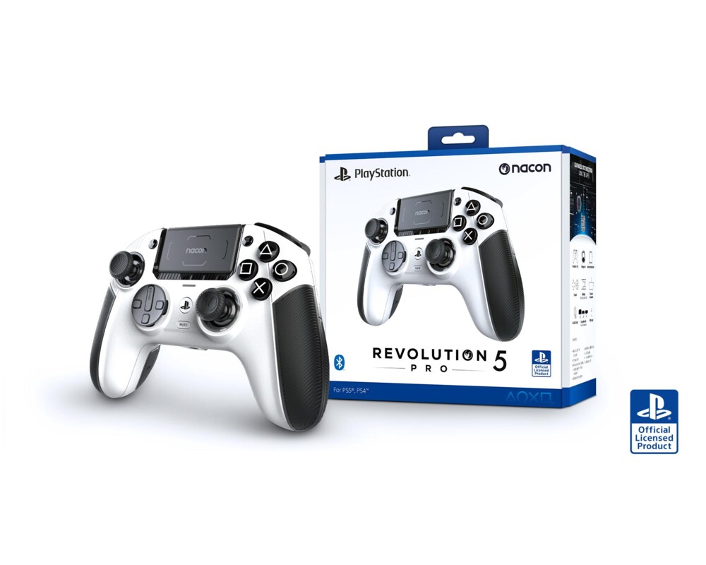 Джойстици и Геймпадове Безжичен контролер Nacon Revolution 5 Pro - White 5