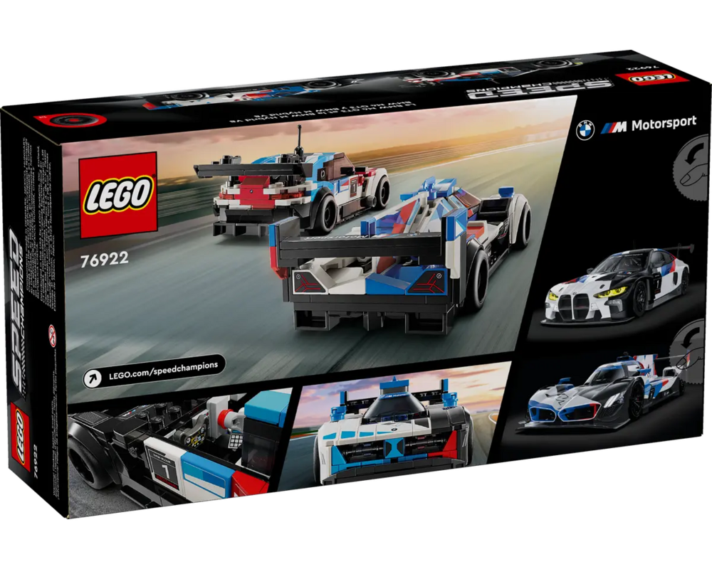 Конструктор LEGO Speed Champions - BMW M4 GT3 & BMW M Hybrid V8 Race Cars - 76922 5