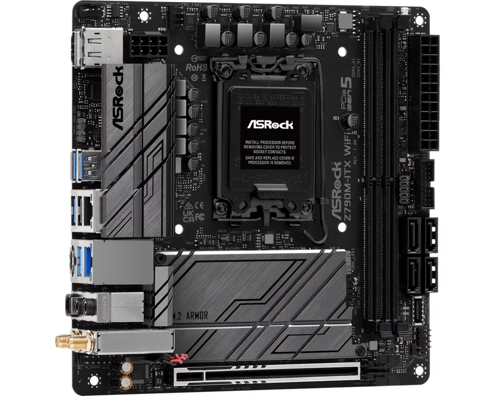 Дънна платка ASRock Z790M-ITX WiFi 3