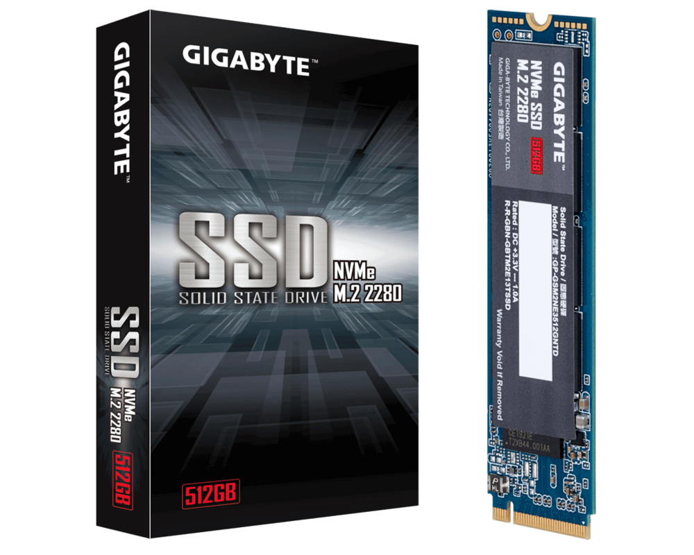 SSD Gigabyte M.2 Nvme PCIe Gen 3 SSD 512GB 2
