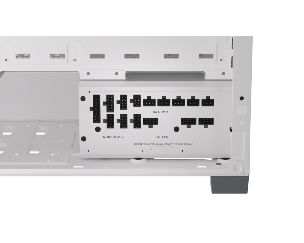 Захранване Corsair RM1000x Shift White, 1000 W, 80+ Gold 10