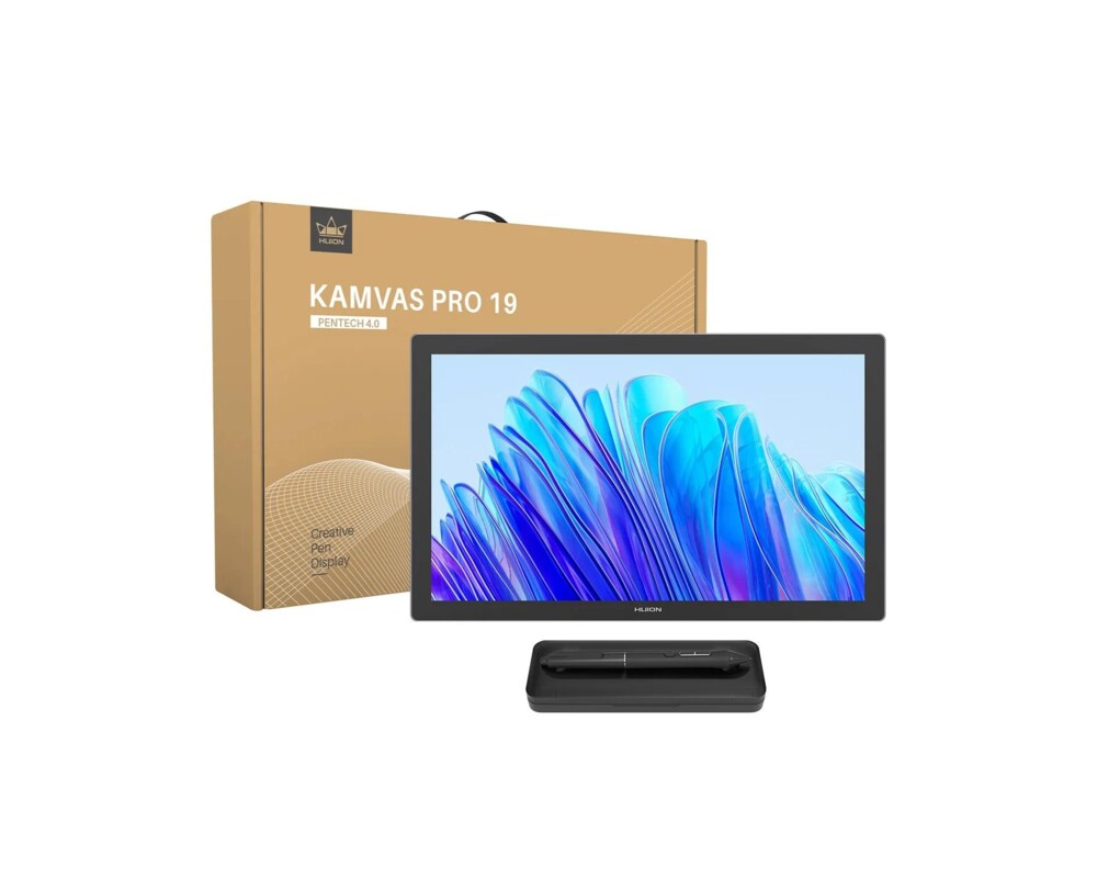 Графичен таблет HUION Kamvas Pro 19, USB-C, Тъмно сив 7
