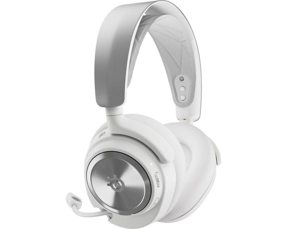 Слушалки Геймърски слушалки SteelSeries Arctis Nova Pro Wireless White 3