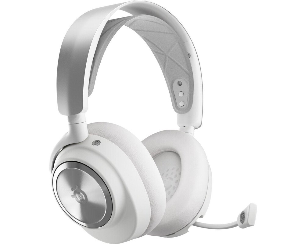Слушалки Геймърски слушалки SteelSeries Arctis Nova Pro Wireless White 2