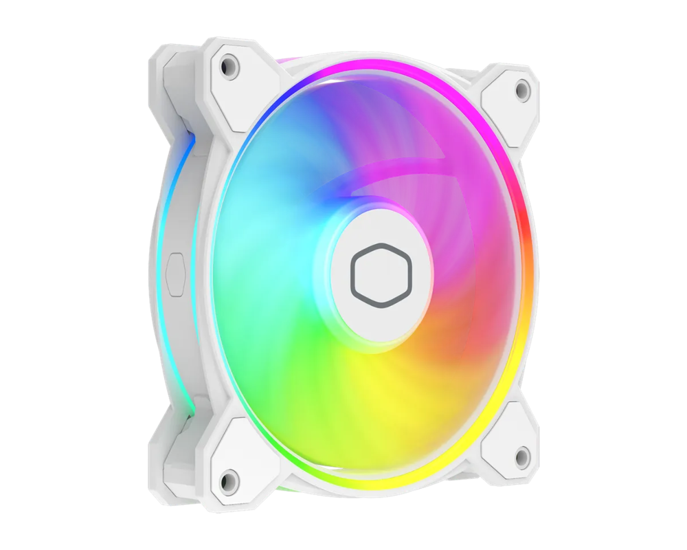 Вентилатор Cooler Master MasterFan MF120 Halo2 White Edition ARGB 2