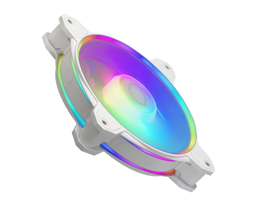 Вентилатор Cooler Master MasterFan MF120 Halo2 White Edition ARGB 3