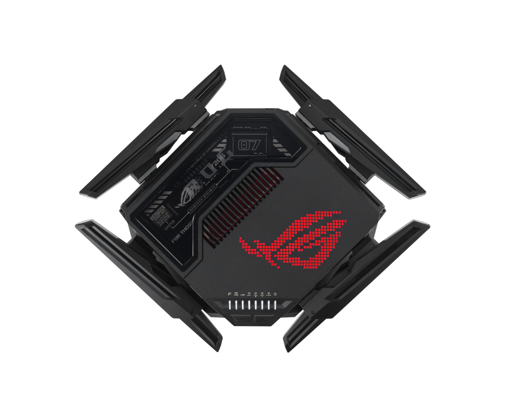 Рутер ASUS ROG Rapture GT-BE98 Quad-band WiFi 7 802.11be Gaming Router support new 320MHz bandwidth 18