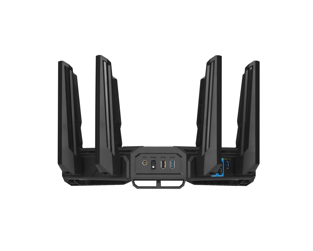 Рутер ASUS ROG Rapture GT-BE98 Quad-band WiFi 7 802.11be Gaming Router support new 320MHz bandwidth 15