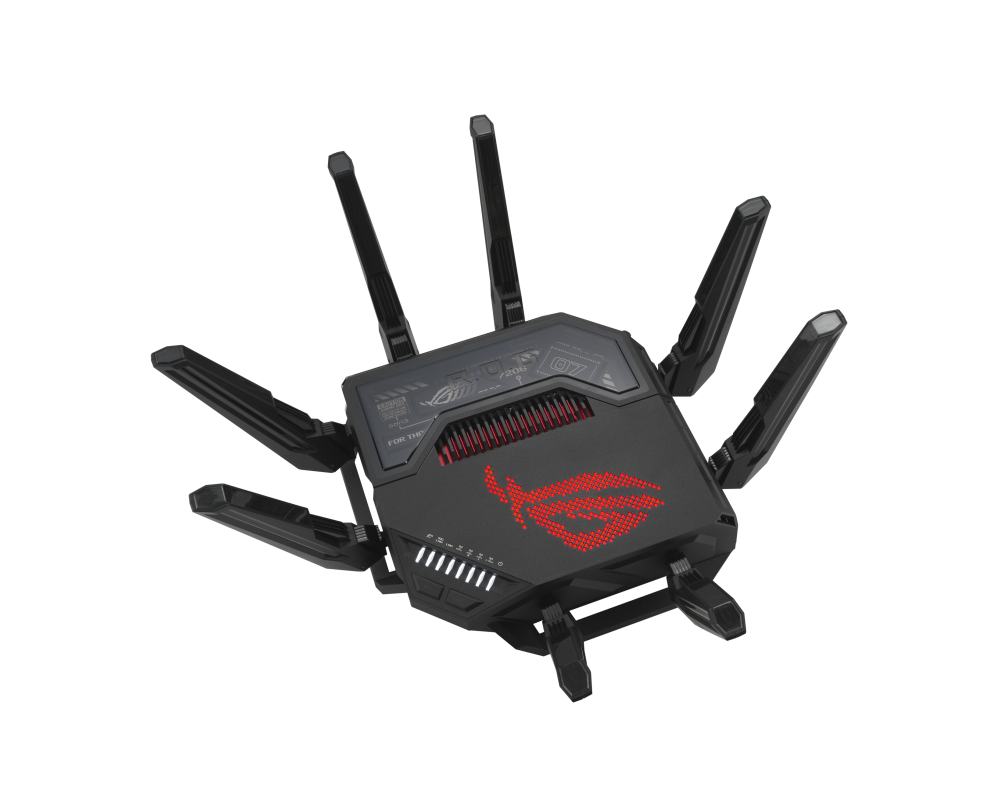 Рутер ASUS ROG Rapture GT-BE98 Quad-band WiFi 7 802.11be Gaming Router support new 320MHz bandwidth 17